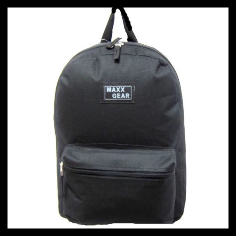 Kids Black Maxx Gear Backpack - Picture 1 of 1